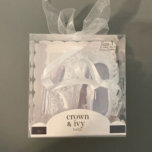 Crown & Ivy baby shoes
